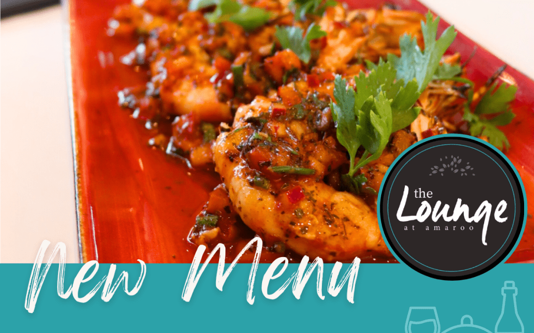 New Menu At The Lounge At Amaroo